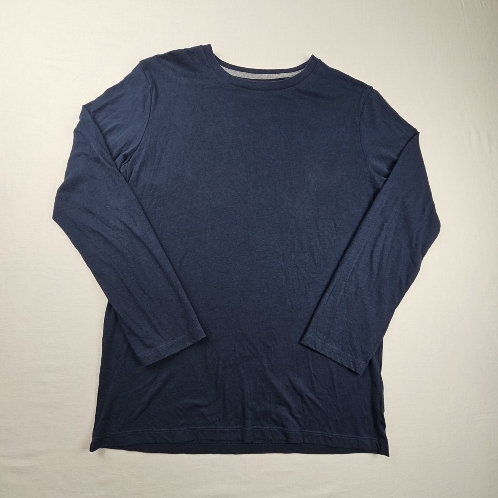 Old Navy T-shirt Boys‎ XXL/18  Navy Blue Long Sleeve Basic Top Casual
